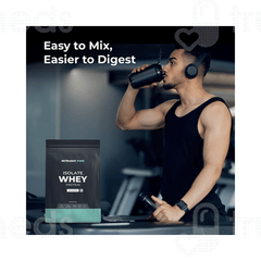Nutrabay Pure Isolate Whey Protein Unflavoured Powder 1kg