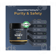Nutrabay Pure Isolate Unflavoured Whey Protein 500gm