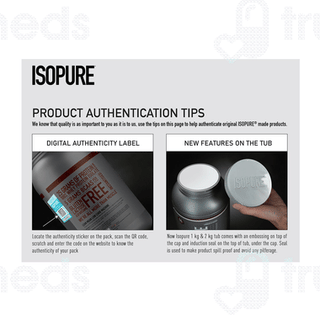 Isopure Low Carb Dutch Chocolate Protein Powder 2kg