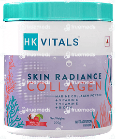 Healthkart Hk Vitals Skin Radiance Collagen Mixed Fruit Flavour Powder 200gm Healthkart Hk Vitals Skin Radiance Collagen Mixed Fruit Flavour Powder 200gm