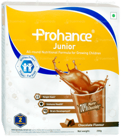 PROHANCE JUNIOR CHOCOLATE FLAVOUR REFILL POWDER 200GM