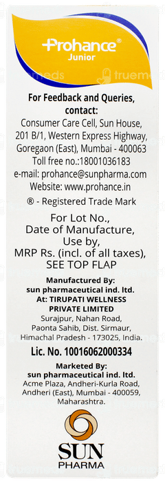 Prohance Junior Chocolate Flavour Refill Powder 200gm