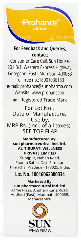 Prohance Junior Chocolate Flavour Refill Powder 200gm