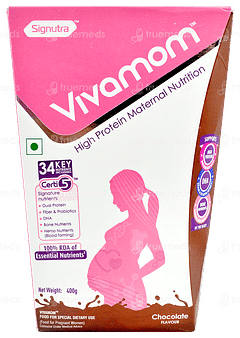 Vivamom Chocolate Flavour Powder 400gm Vivamom Chocolate Flavour Powder 400gm
