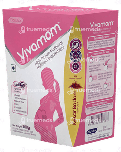 Vivamom Kesar Badam Flavour Refill Powder 200gm