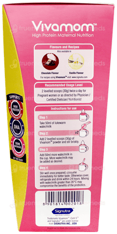 Vivamom Kesar Badam Flavour Refill Powder 400gm Vivamom Kesar Badam Flavour Refill Powder 400gm