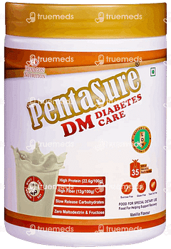 Pentasure Dm Diabetes Care Vanilla Flavour Sucrose Free Powder 400gm