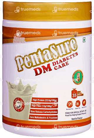 Pentasure Dm Diabetes Care Vanilla Flavour Powder 400gm