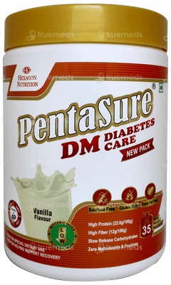 Pentasure Dm Diabetes Care Vanilla Flavour Sucrose Free Powder 400gm Pentasure Dm Diabetes Care Vanilla Flavour Sucrose Free Powder 400gm