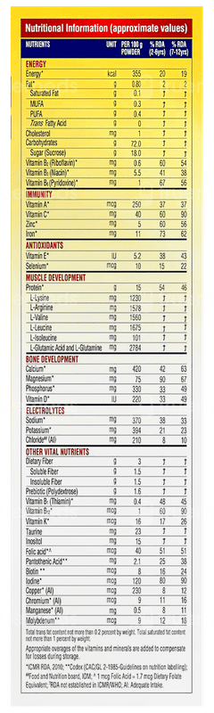 Groactiv Nutrition Shield For Growing Child 2+ Years Vanilla Flavour Refill Powder 400gm