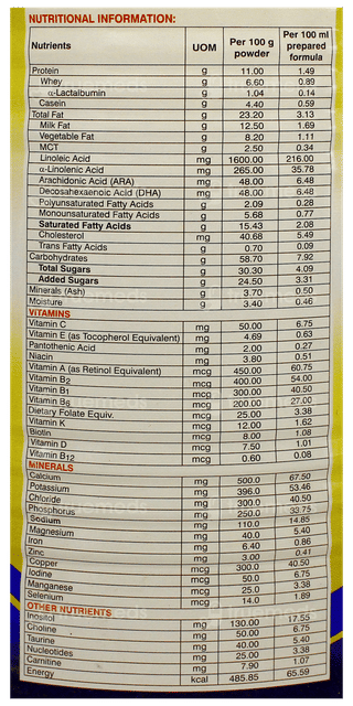 Lactodex Premium 1 Upto 6 Months Powder 400Gm