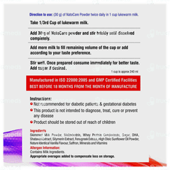 Natocare Vanilla Flavour Powder 200gm