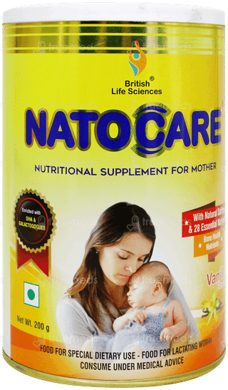 Natocare Vanilla Flavour Powder 200Gm