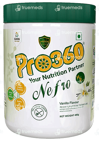 Pro 360 Nephro High Protien Vanilla Powder 400 GM