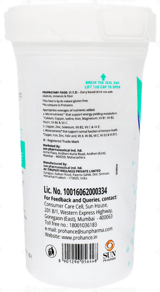 Prohance Activ Vanilla Powder 400 Gm - Uses, Side Effects, Dosage ...