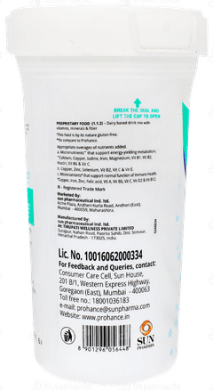 Prohance Activ Vanilla Flavour Powder Jar 400gm