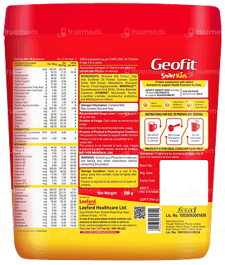 Geofit Smart Kids Chocolate Flavour Powder 250gm