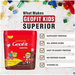 Geofit Smart Kids Chocolate Flavour Powder 250gm