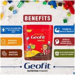 Geofit Smart Kids Chocolate Flavour Powder 250gm