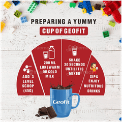 Geofit Smart Kids Chocolate Flavour Powder 250gm