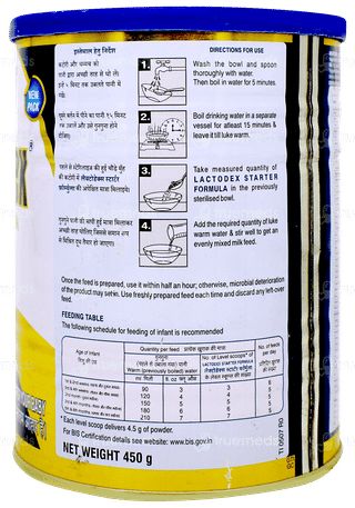 Lactodex 1 Starter Formula Upto 6 Months Powder 450gm