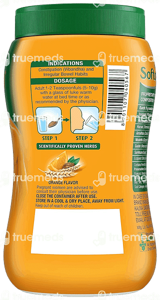 Softovac O Orange Flavour Powder 250gm