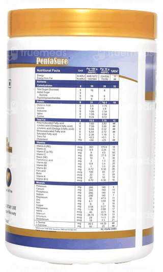 Pentasure Vanilla Flavour Powder 1Kg