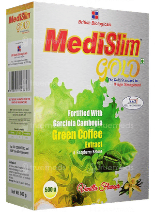 Medislim Gold Vanilla Flavour Powder 500Gm