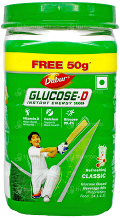 Dabur Glucose D Instant Energy 450Gm With 50Gm Free Dabur Glucose D Instant Energy 450Gm With 50Gm Free