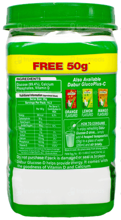 Dabur Glucose D Instant Energy 450Gm With 50Gm Free