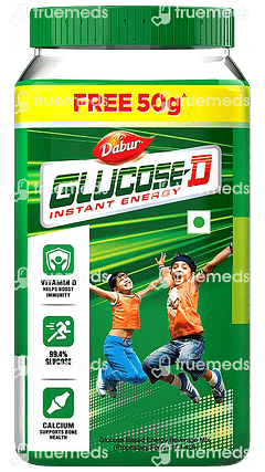 Dabur Glucose D Instant Energy 50 GM Free With 450 GM