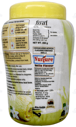 Nurture Vanilla Flavour Powder 200Gm