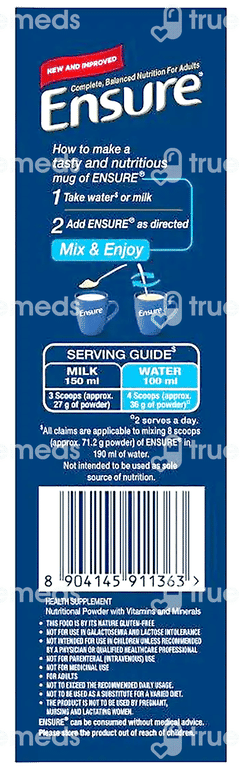 Ensure Hmb New And Improved Vanilla Flavour Refill Powder 200gm