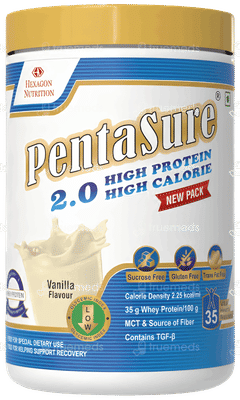Pentasure 2.0 High Protein Vanilla Flavour Powder 1000gm