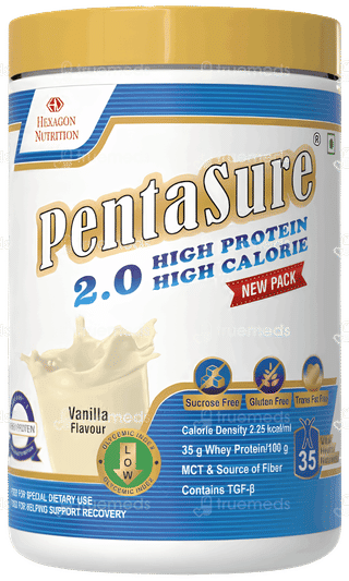 Pentasure 2.0 High Protein Vanilla Flavour Powder 1000gm