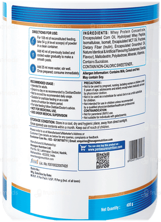 Pentasure 2.0 High Protein Vanilla Flavour Powder 1000gm