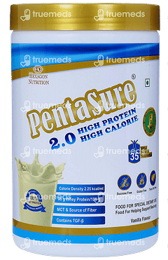 Pentasure 2.0 High Protein Vanilla Flavour Powder 1000gm Pentasure 2.0 High Protein Vanilla Flavour Powder 1000gm
