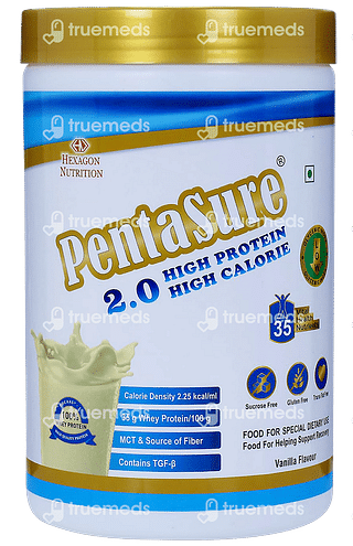 Pentasure 2.0 Vanilla High Protein Powder 1000 GM