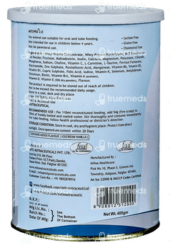 Mitspro 2.0 Icecream Vanilla Flavour Powder 400gm
