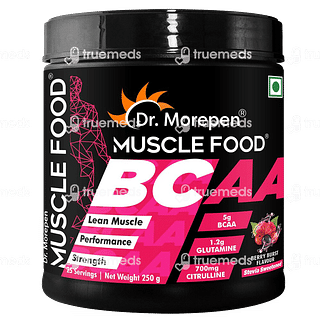 Dr. Morepen Muscle Food Bcca Berry Burst Powder 250 GM