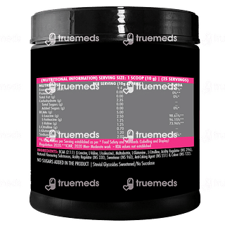 Dr. Morepen Muscle Food Bcca Berry Burst Powder 250 GM