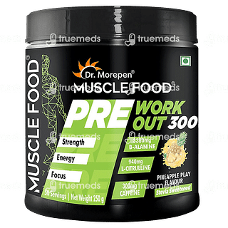 Dr. Morepen Muscle Food Bcca Pineapple Play Powder 250 GM