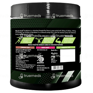 Dr. Morepen Muscle Food Bcca Pineapple Play Powder 250 GM