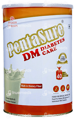 Pentasure Dm Diabetes Care Creamy Vanilla And Cinnamon Powder 1000 GM