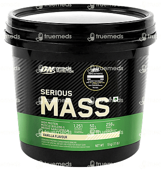 Optimum Nutrition Serious Mass Vanilla Powder 5000 GM