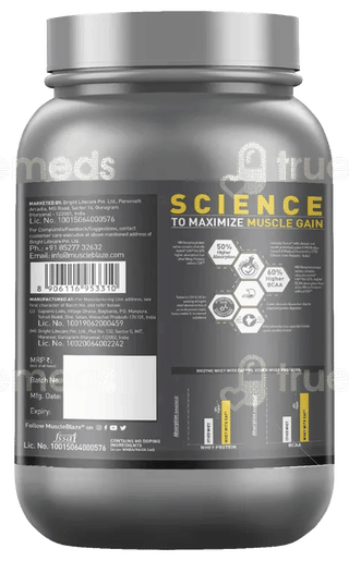 Muscleblaze Mb Biozyme Performance Whey Rich Chocolate Flavour Protein Powder 1Kg