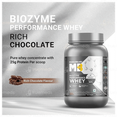 Muscleblaze Mb Biozyme Performance Whey Rich Chocolate Flavour Protein Powder 1Kg