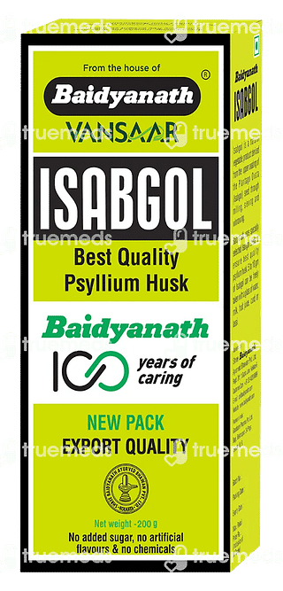 Baidyanath Vansaar Isabgol Psyllium Husk Powder 200gm