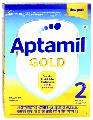 Aptamil Gold 2 From 6 To 12 Months Follow Up Formula Powder 400gm