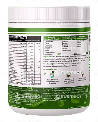 Inlife Vegan Plant Chocolate Protein Powder 500 GM